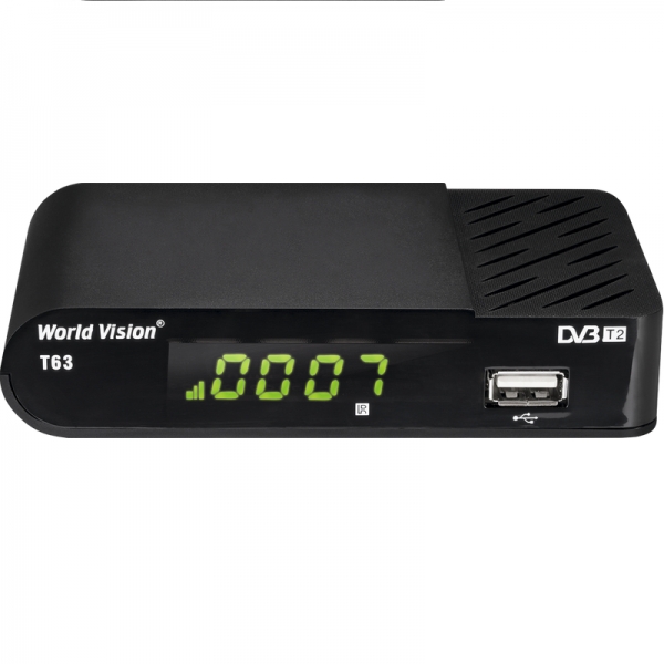 Приемник для цифрового телевидения DVB-T2 World Vision T63